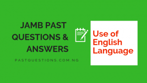 Jamb Past Questions and Answers on English Language PDF