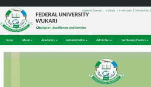 FUWukari Post UTME Past Questions and Answers