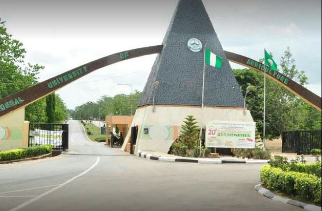 FUNAAB Post UTME Past Questions and Answers